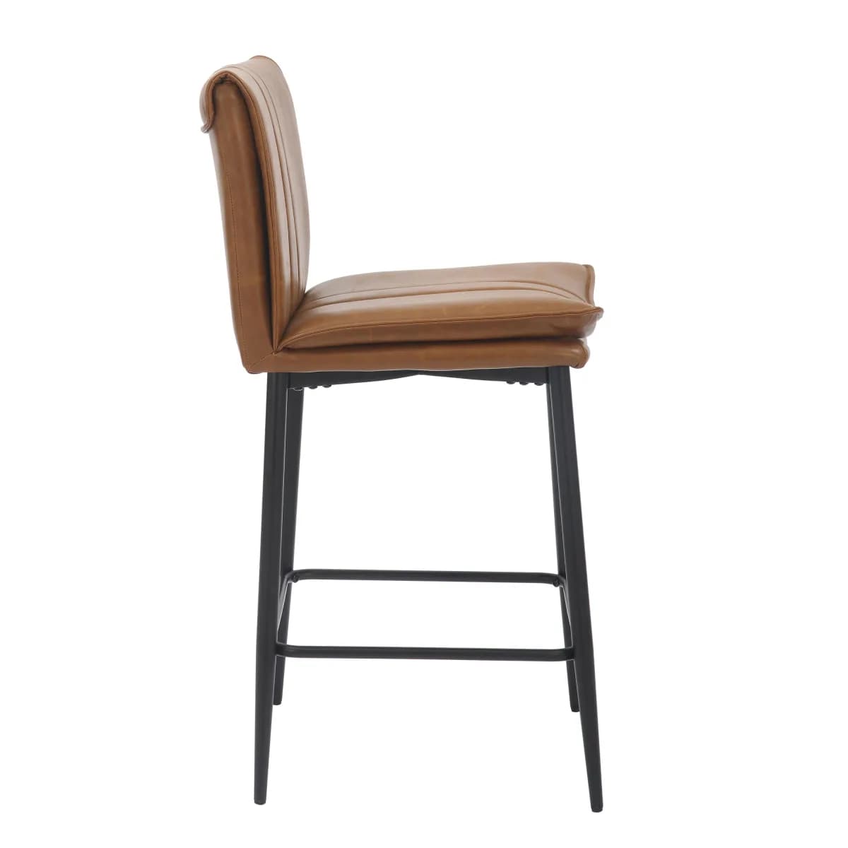 Lansdowne Leather Effect Tan Bar Stool