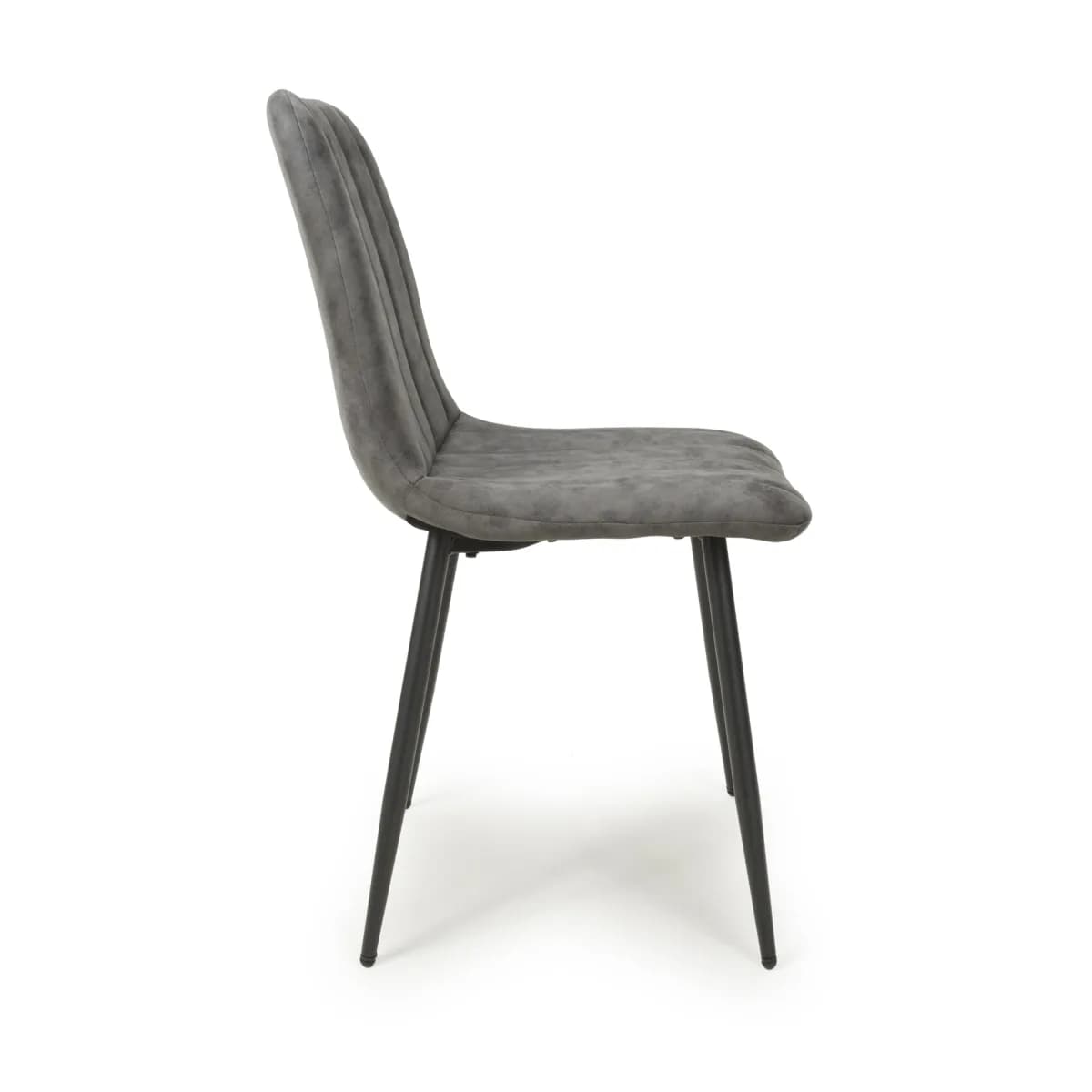 Lisbon Brushed Velvet Grey Dining Chair