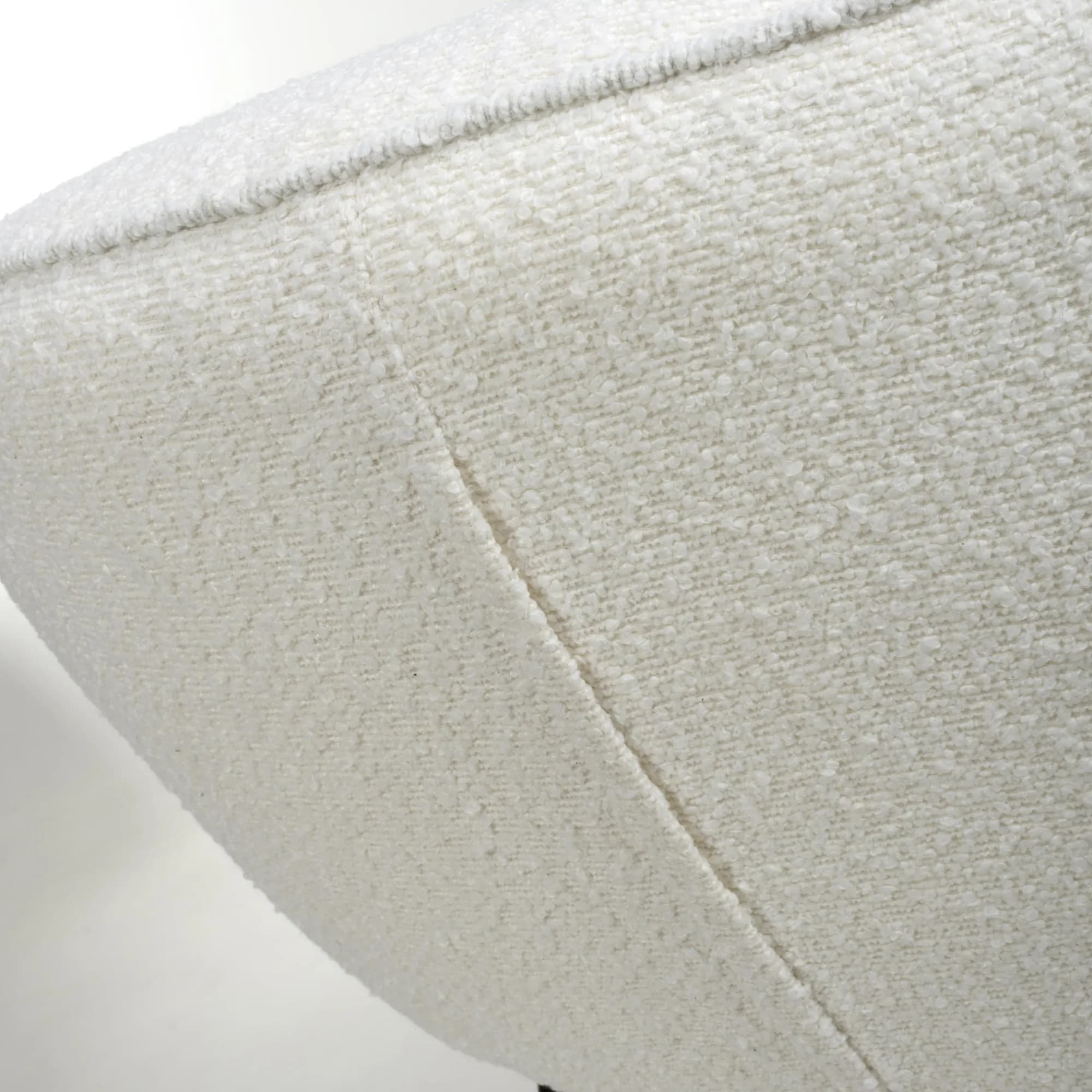 Lola Boucle White Dining Chair