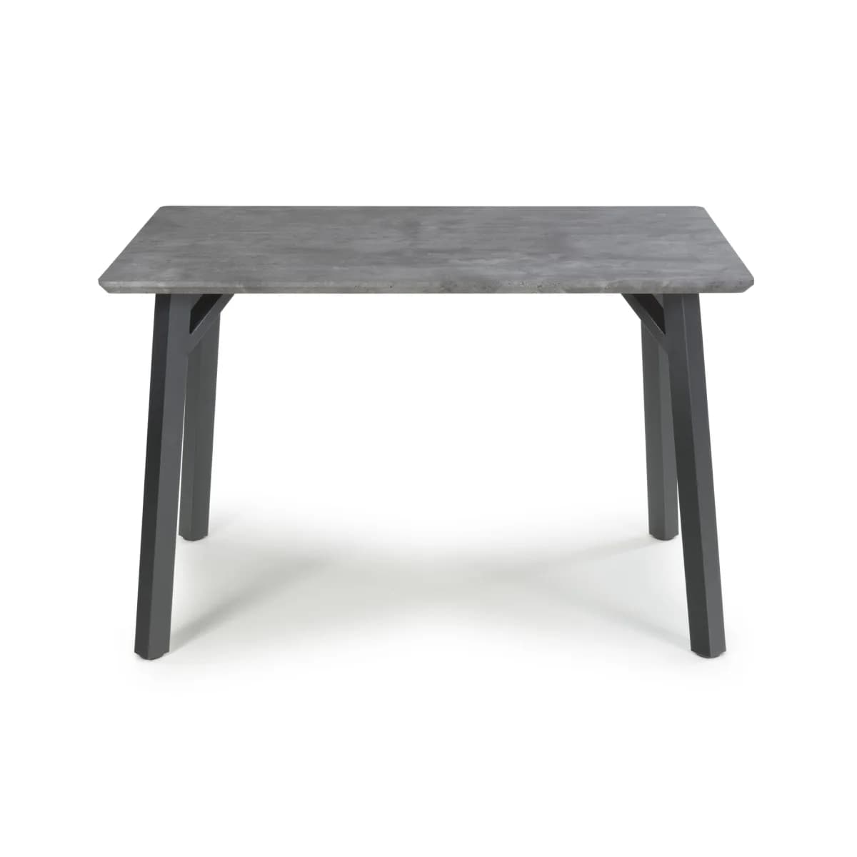 Loxdale 1.2m Grey Concrete Effect Dining Table