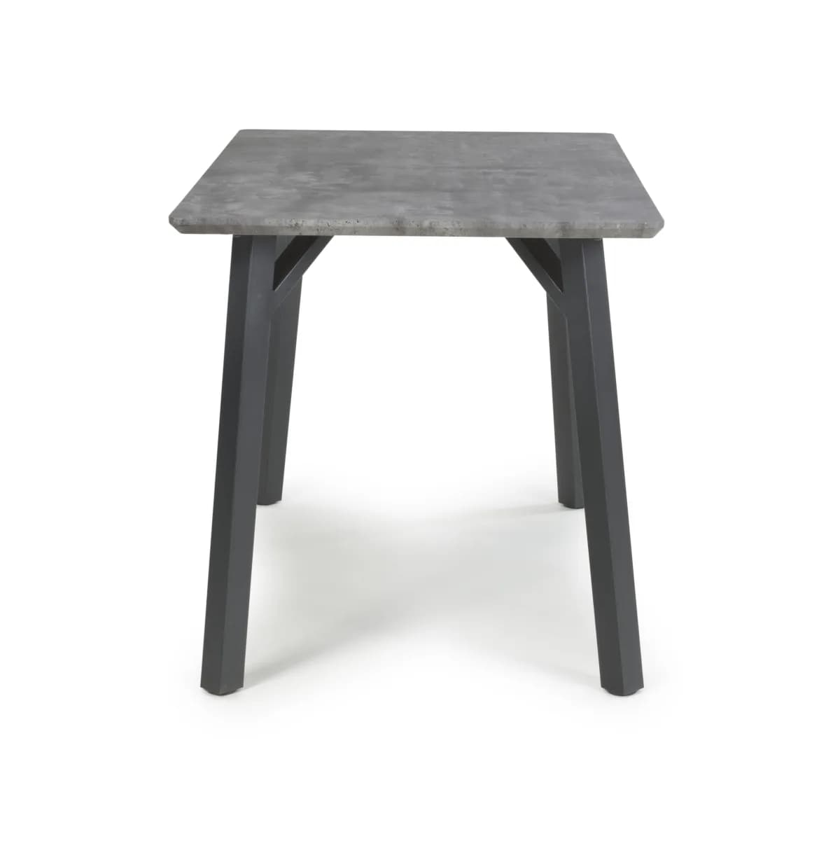 Loxdale 1.2m Grey Concrete Effect Dining Table