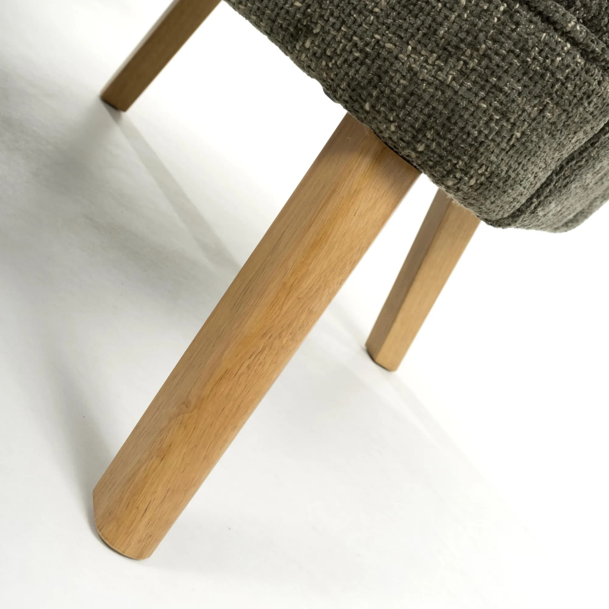 Mallory Flax Effect Green Armchair