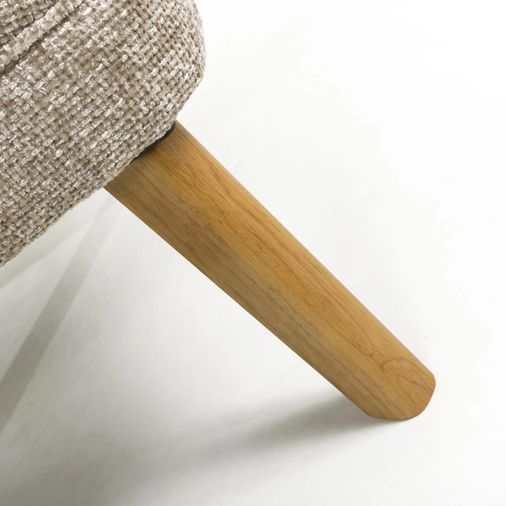 Mallory Flax Effect Natural Armchair