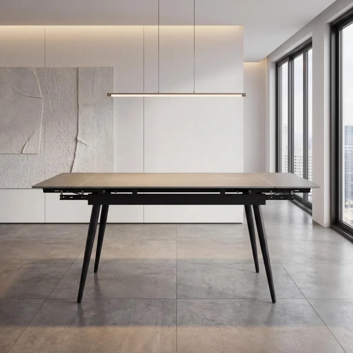 Monaco Extending Grey Dining Table