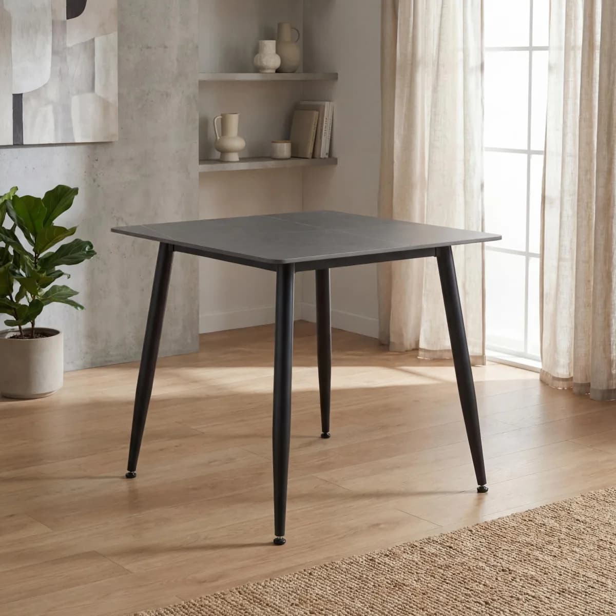 Monaco Square Grey Dining Table