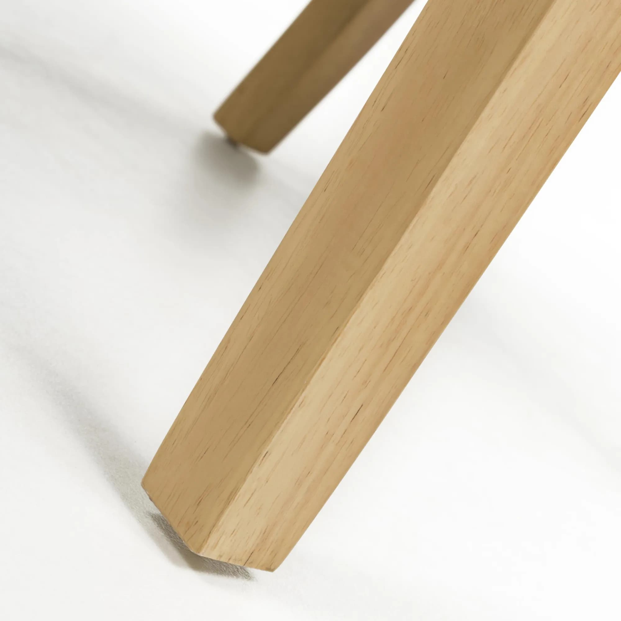 Moseley Flax Effect Light Brown Dining Chair in Natural Legs