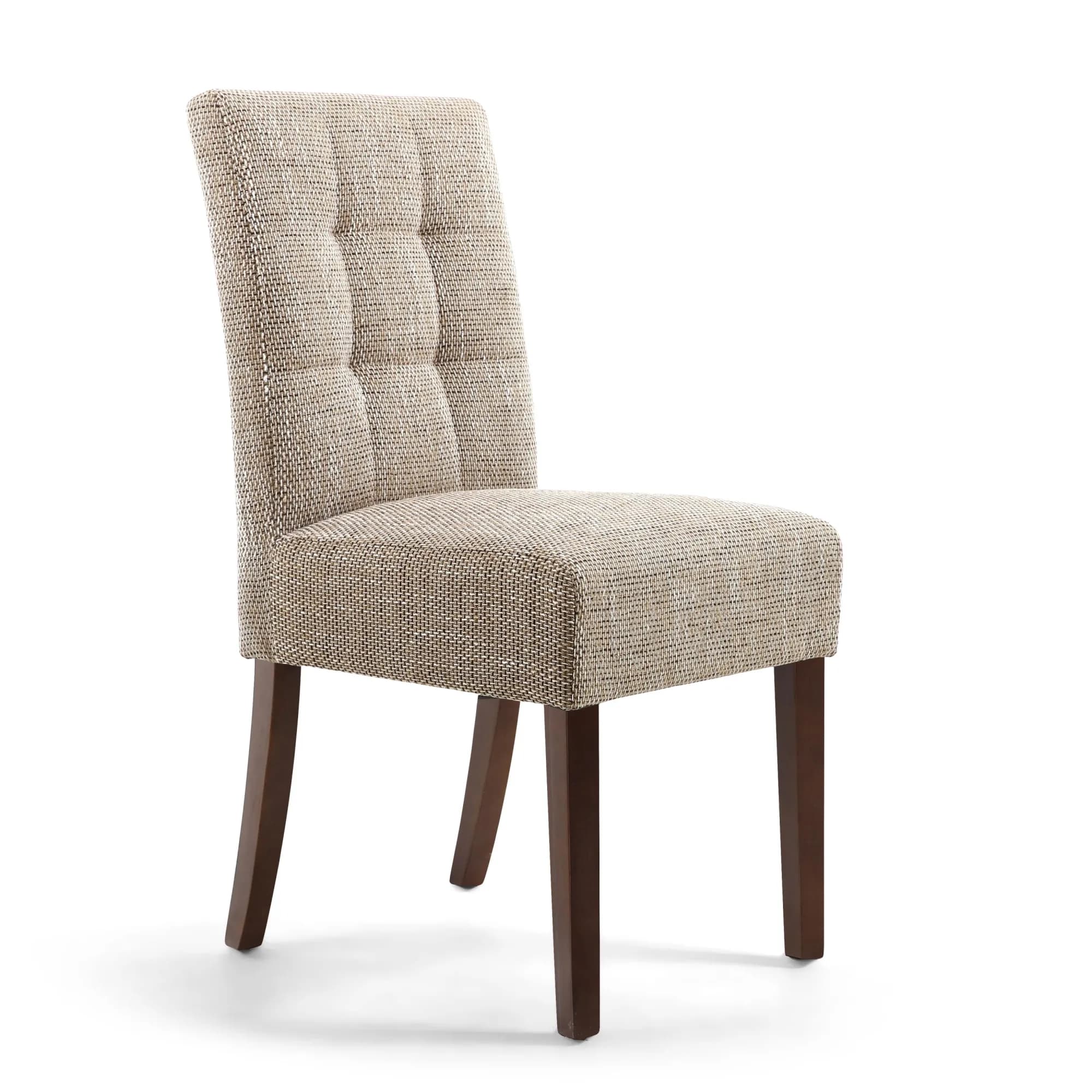 Moseley Tweed Oatmeal in Walnut Legs