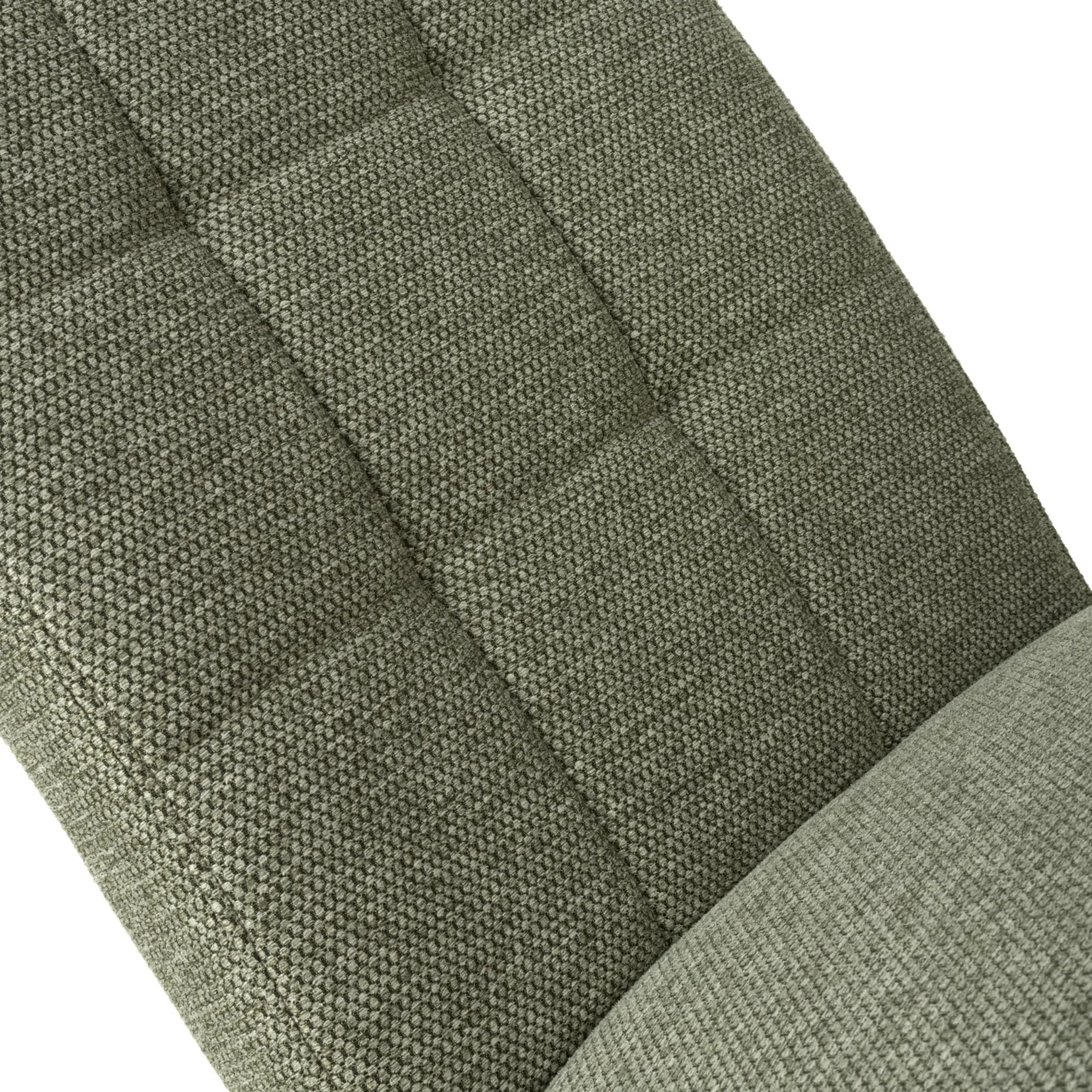 Moseley Weave Green Dining Chair in Black Legs