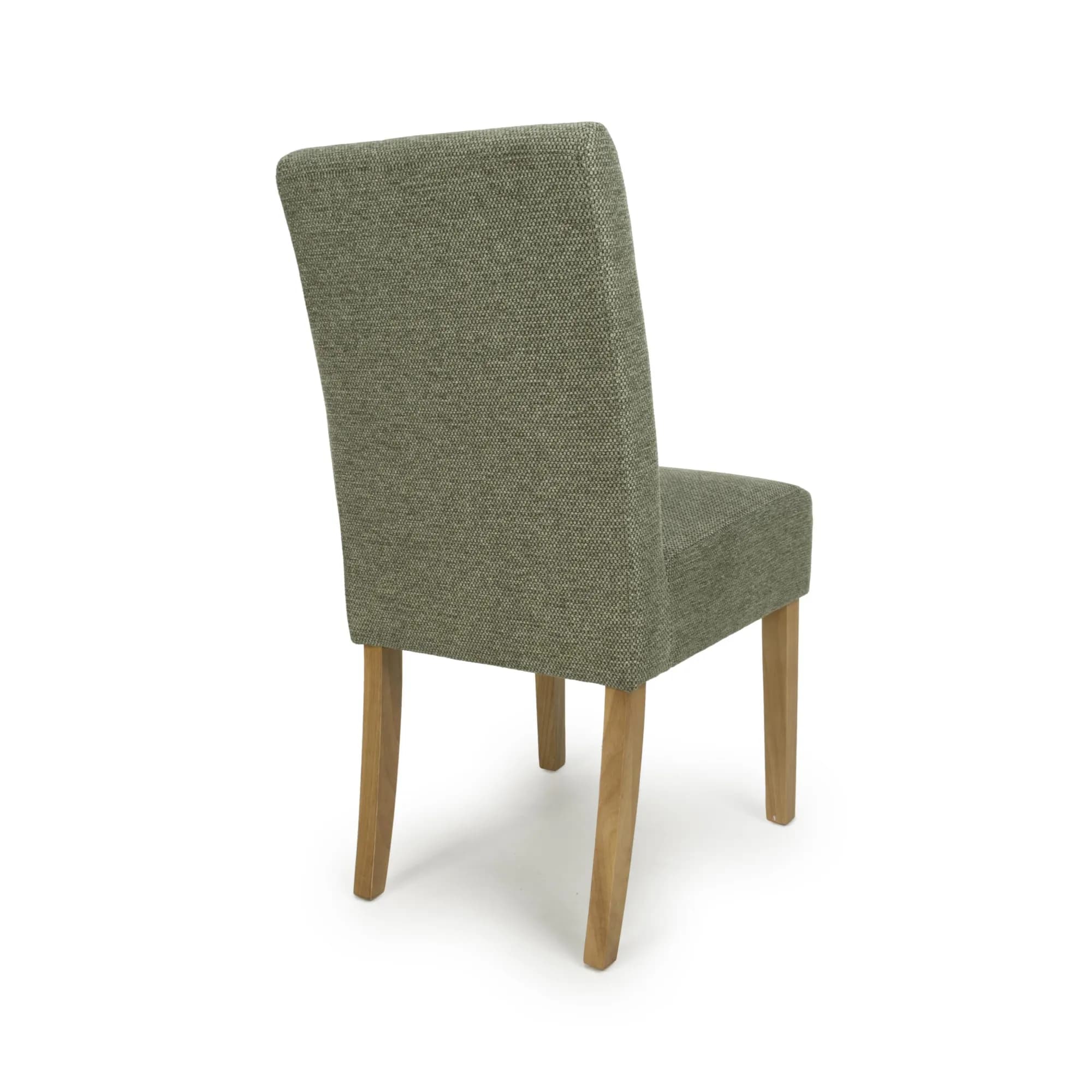 Moseley Weave Green Dining Chair in Natural Legs