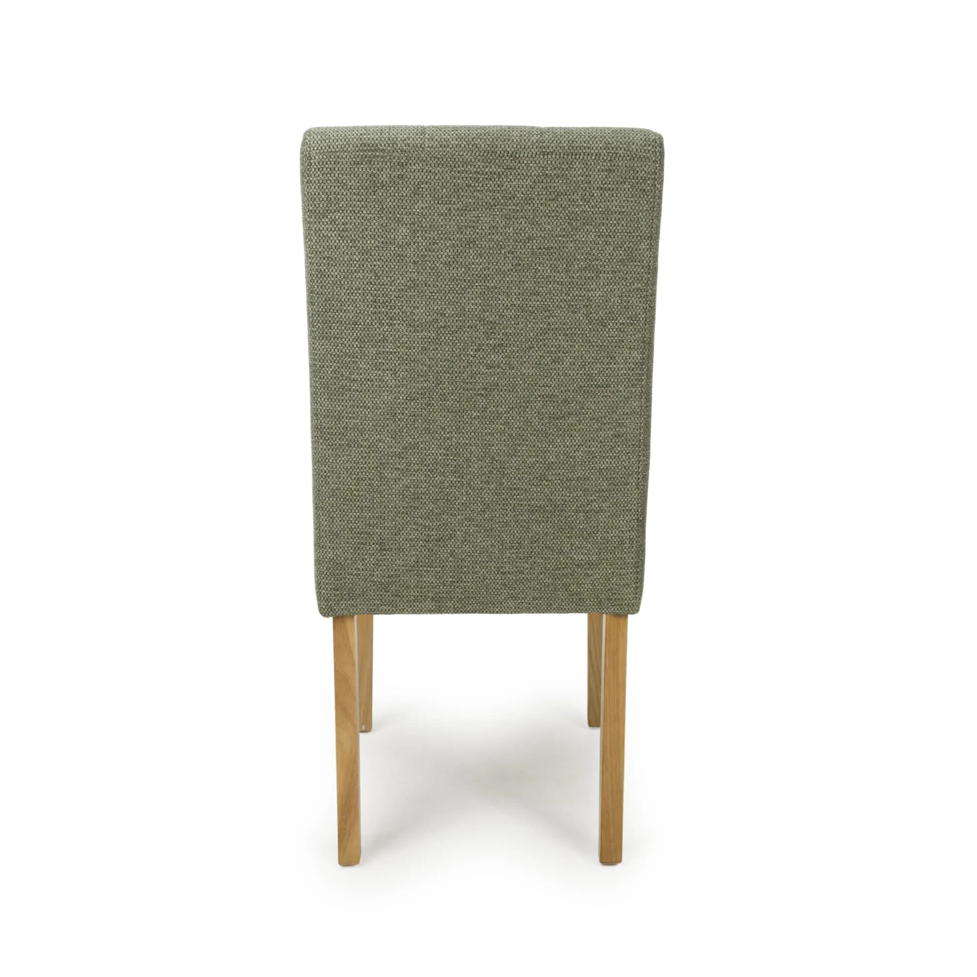 Moseley Weave Green Dining Chair in Natural Legs