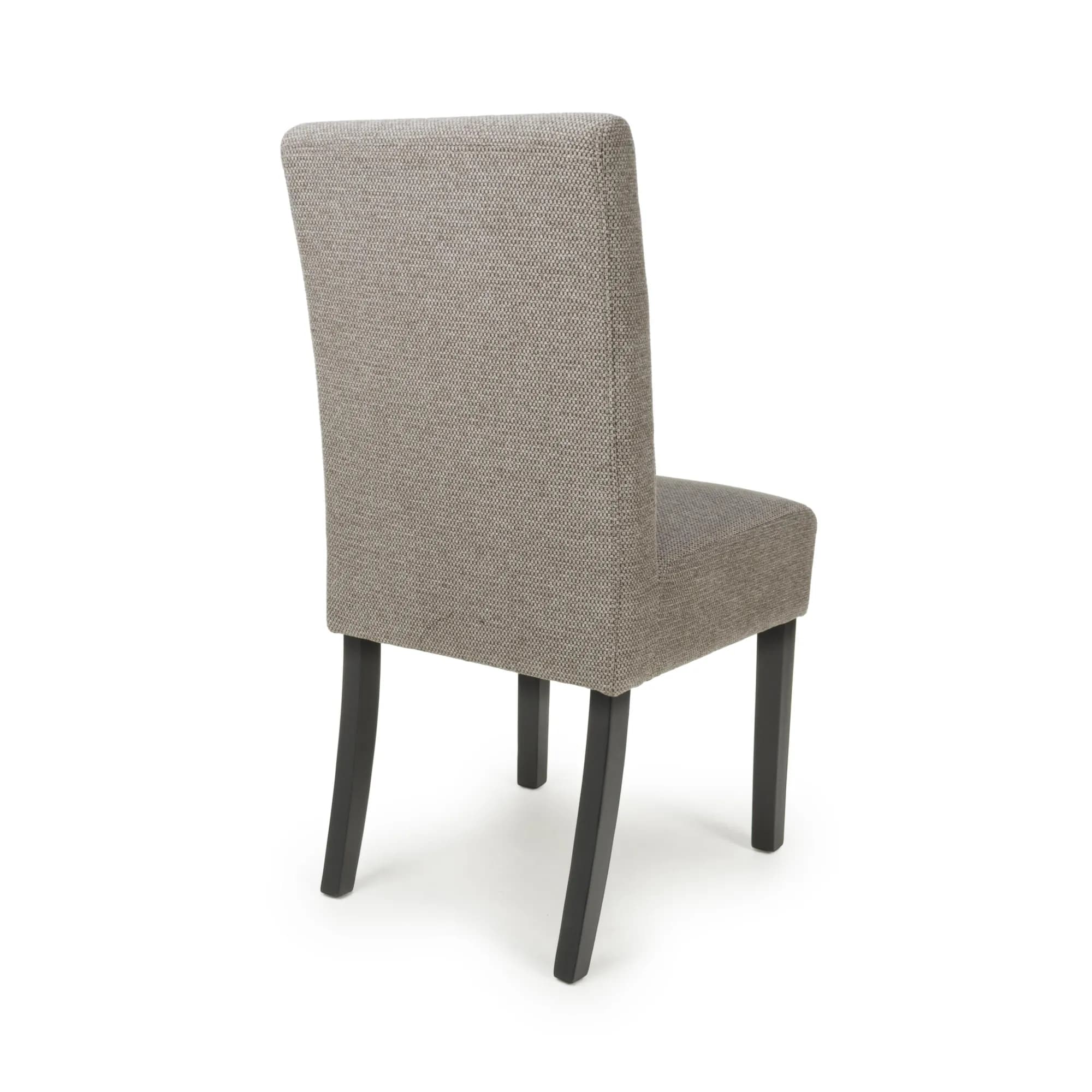 Moseley Weave Mocha Dining Chair in Black Legs