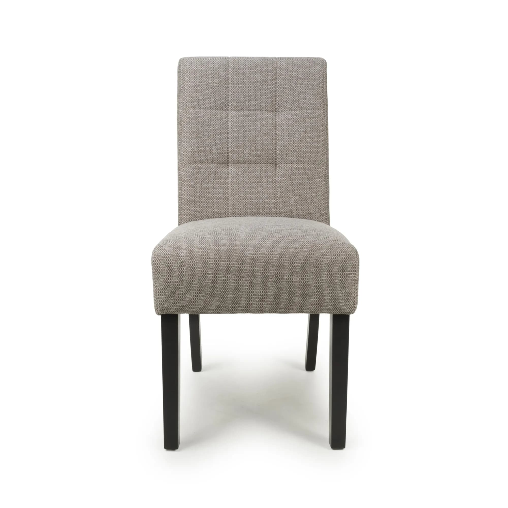 Moseley Weave Mocha Dining Chair in Black Legs