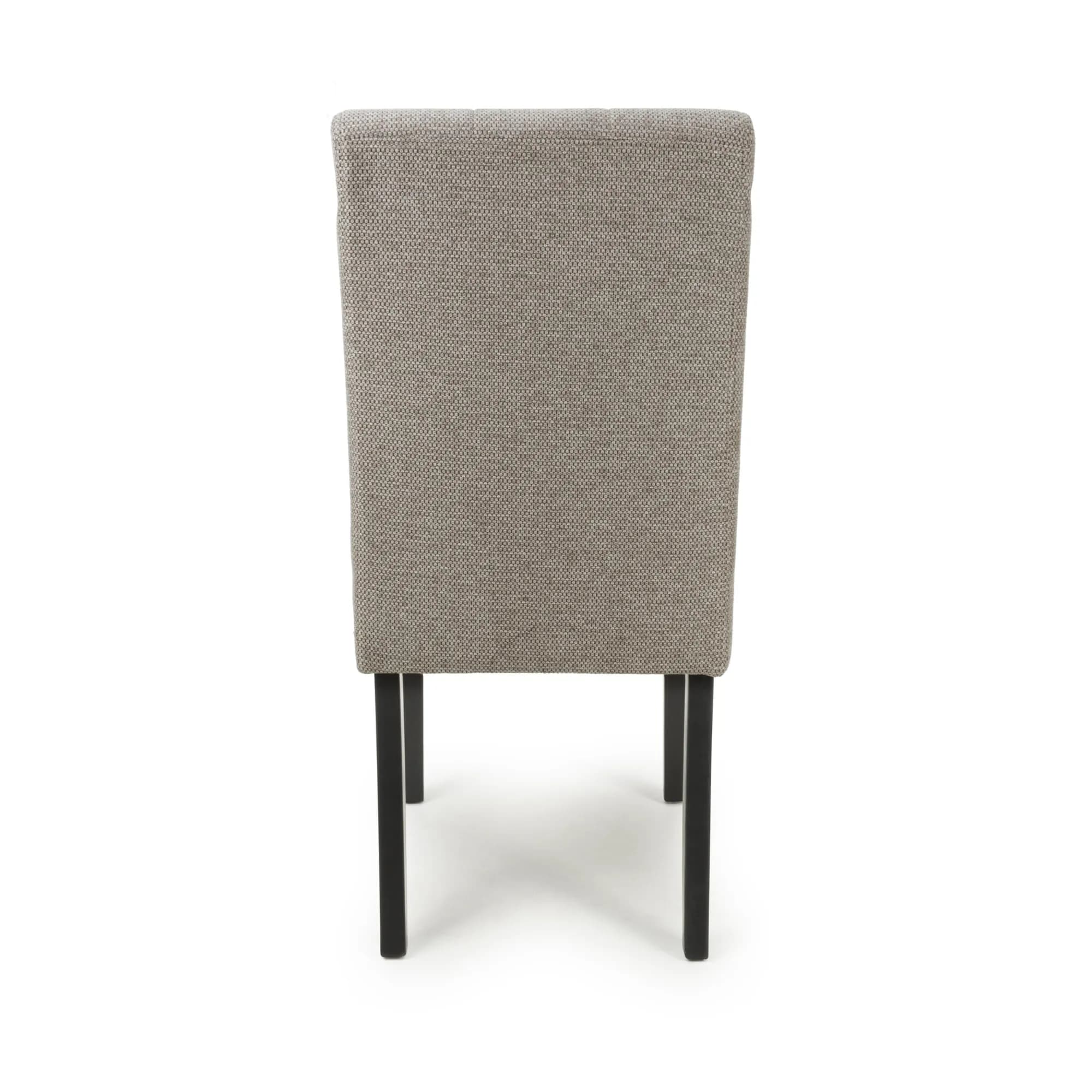 Moseley Weave Mocha Dining Chair in Black Legs
