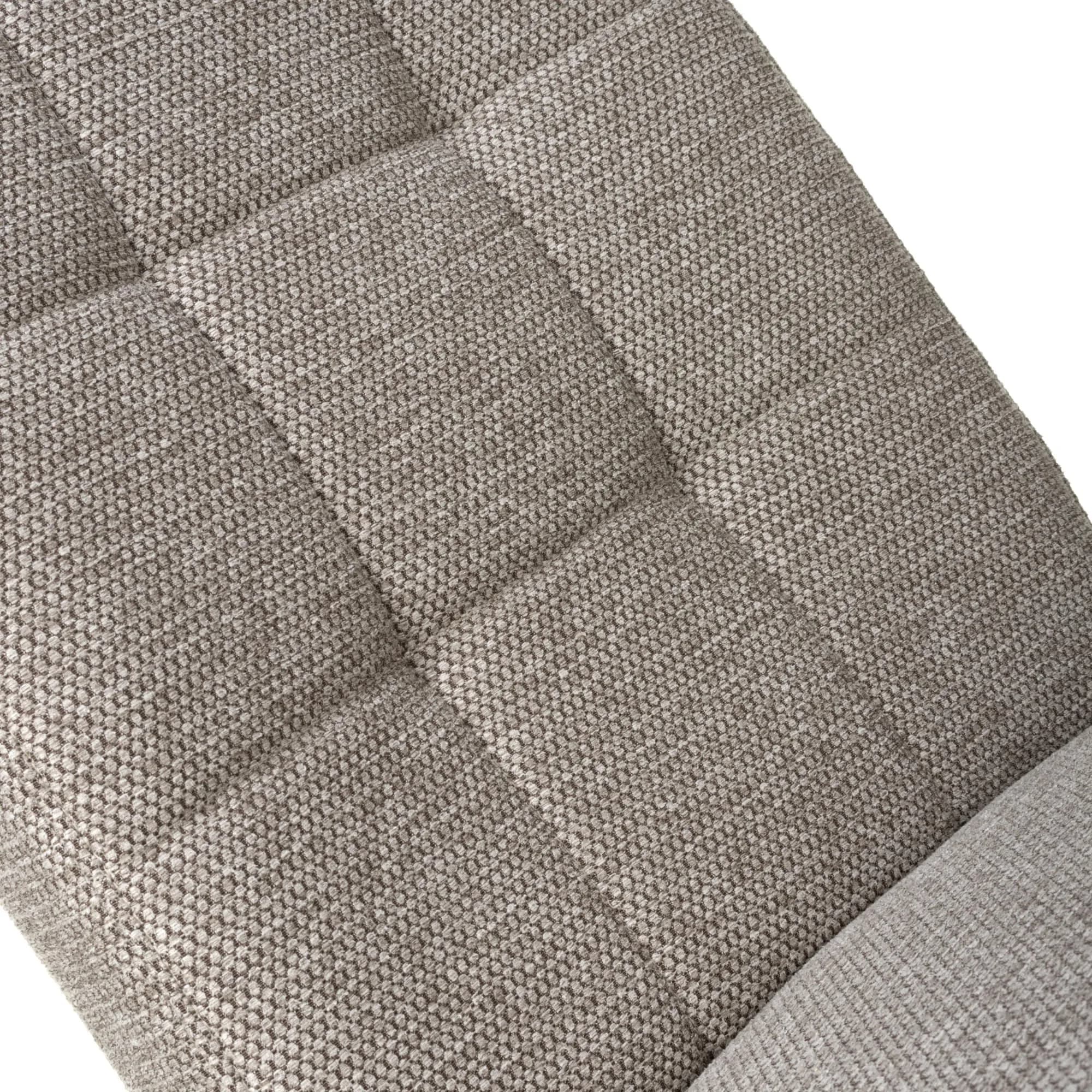 Moseley Weave Mocha Dining Chair in Black Legs