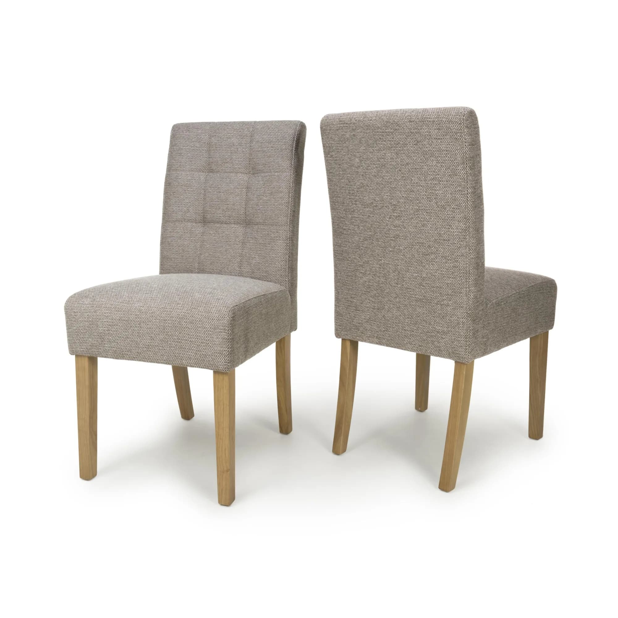 Moseley Weave Mocha Dining Chair in Natural Legs