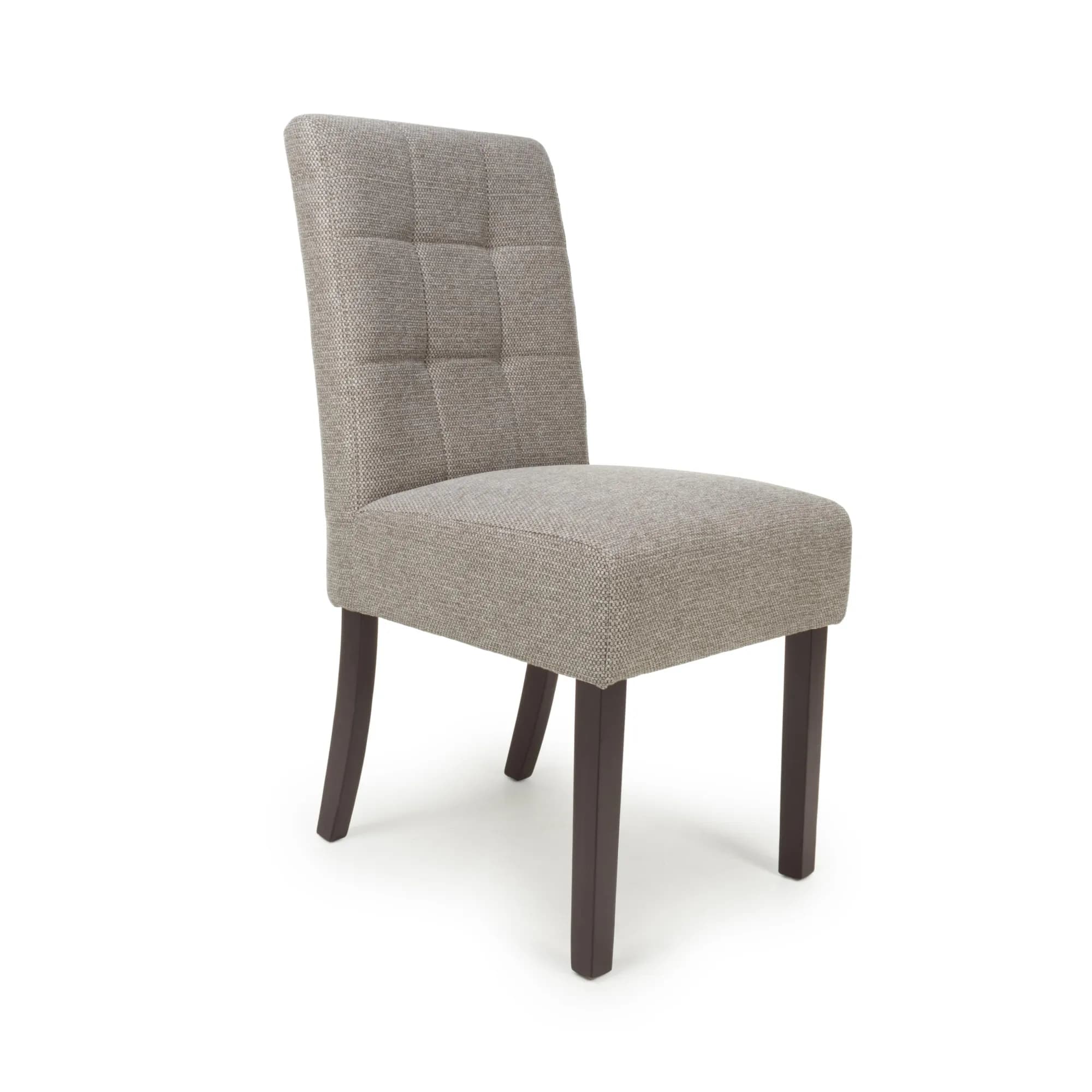 Moseley Weave Mocha Dining Chair in Walnut Legs