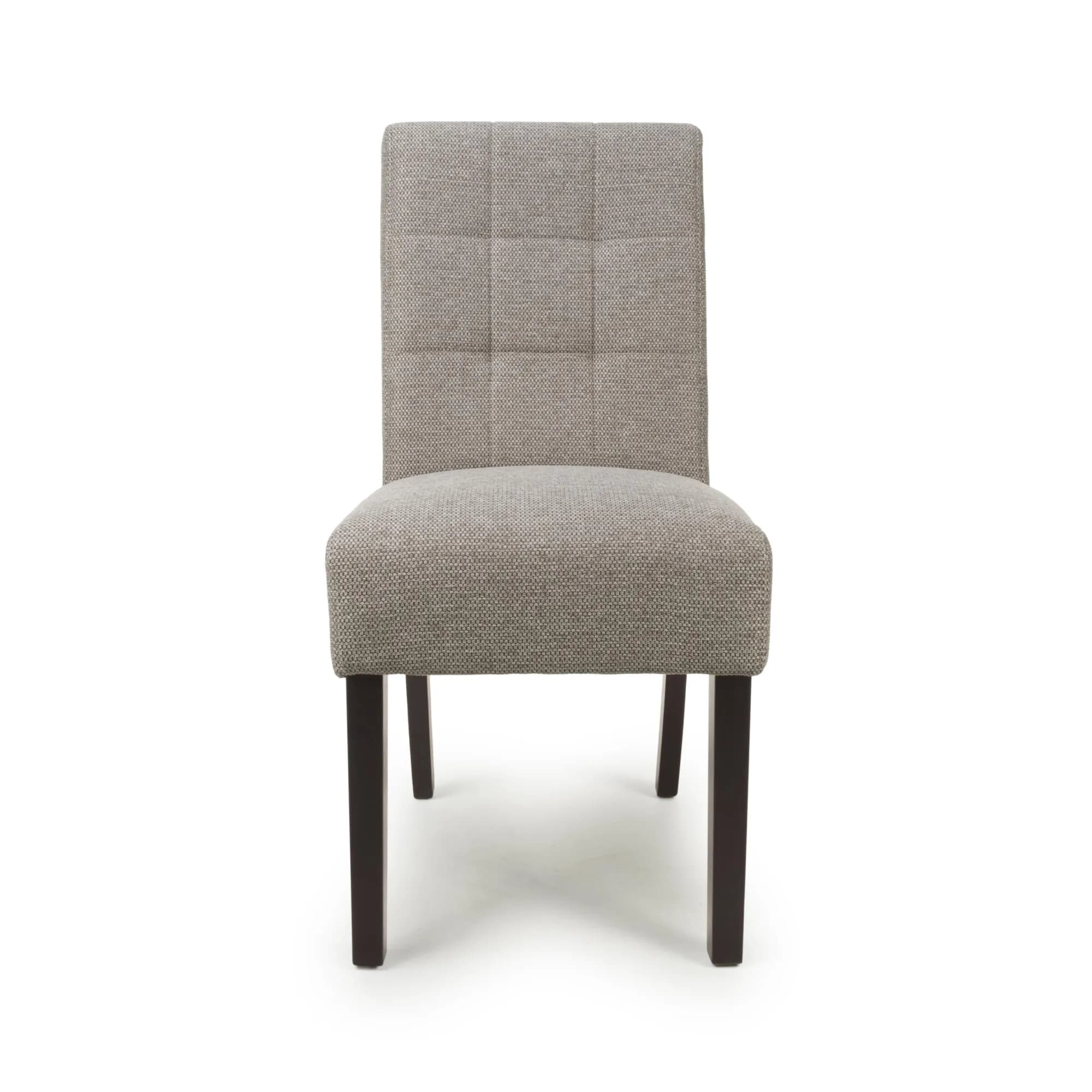 Moseley Weave Mocha Dining Chair in Walnut Legs