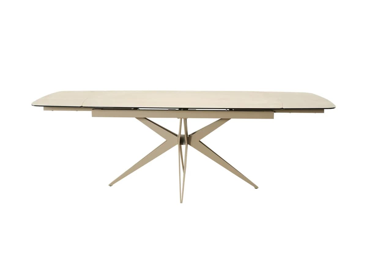 Naples 2.4m Extending Natural Travertine Dining Table