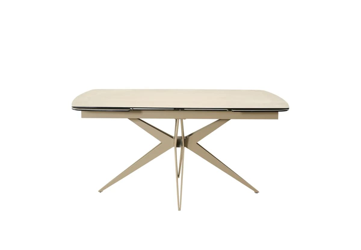 Naples 2.4m Extending Natural Travertine Dining Table