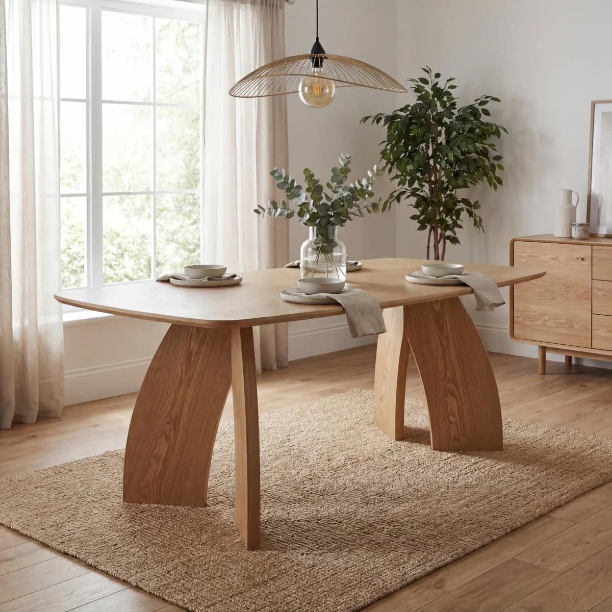 New Forest 2m Natural Dining Table