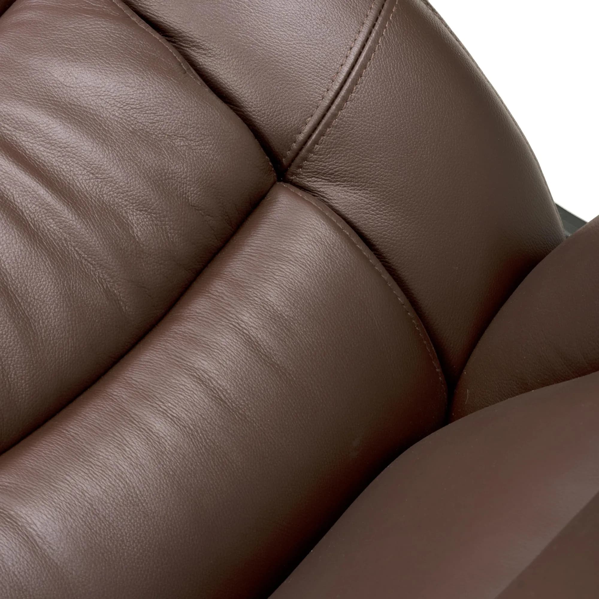 Regent Executive Leather Faced Brown Office Chair
