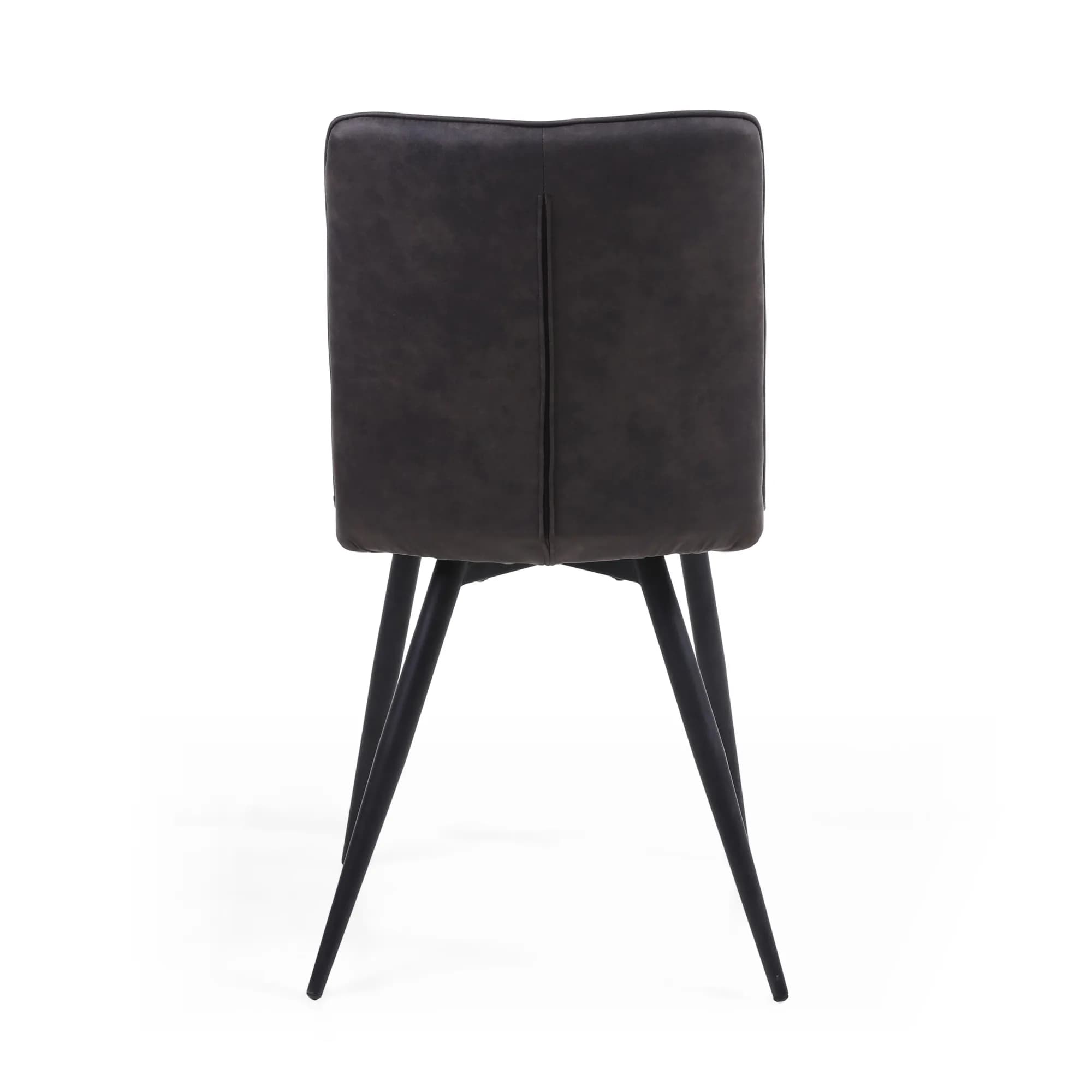Rodeo Suede Effect Light Grey Dining Chair