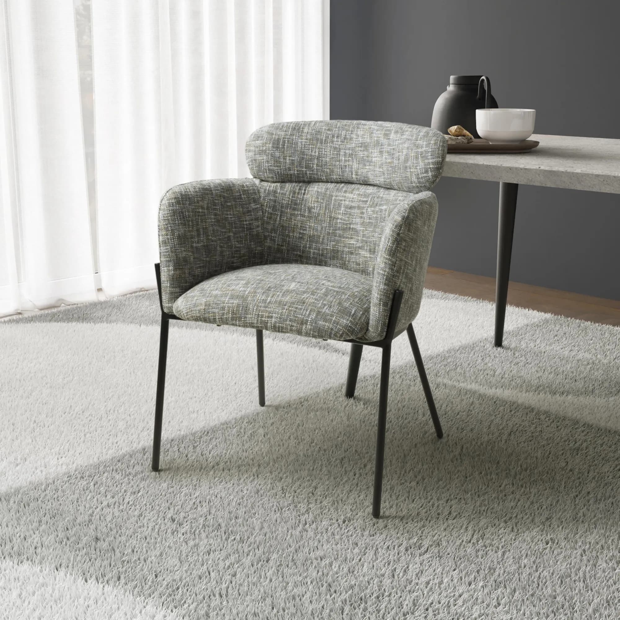 Rome Moss Heather Accent Chair