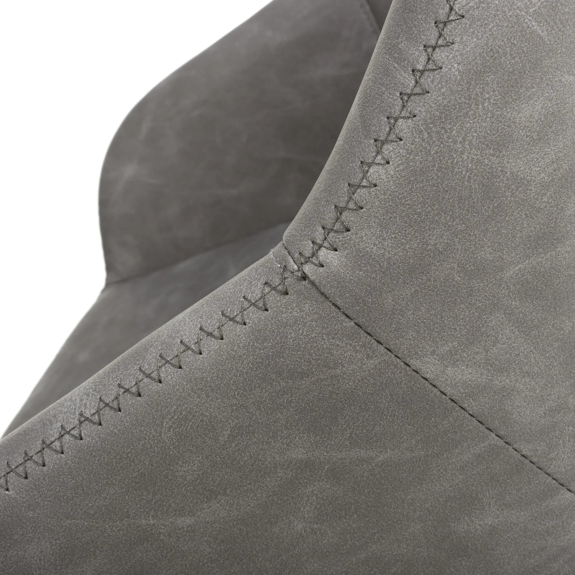 Serena Leather Effect Charcoal Bar Stool