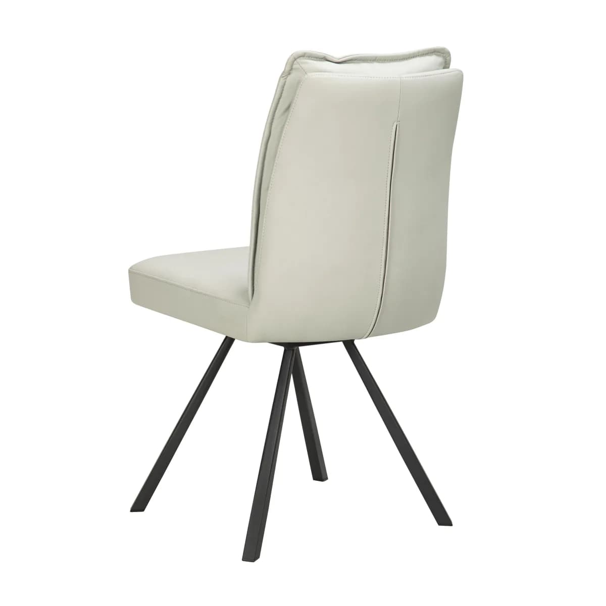 Stylus Leather Effect Taupe Dining Chair