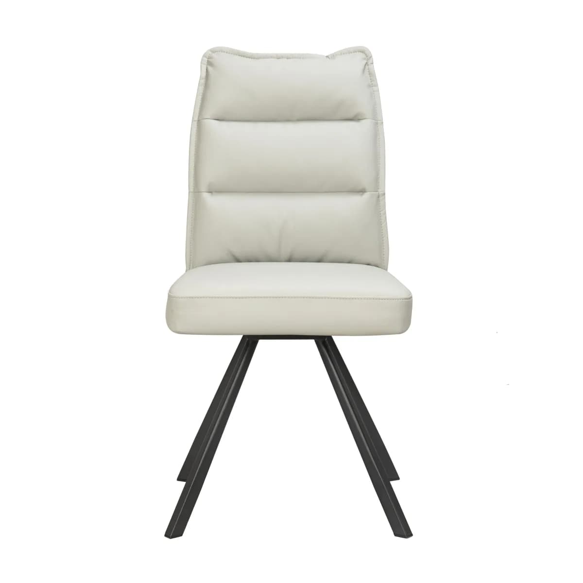 Stylus Leather Effect Taupe Dining Chair