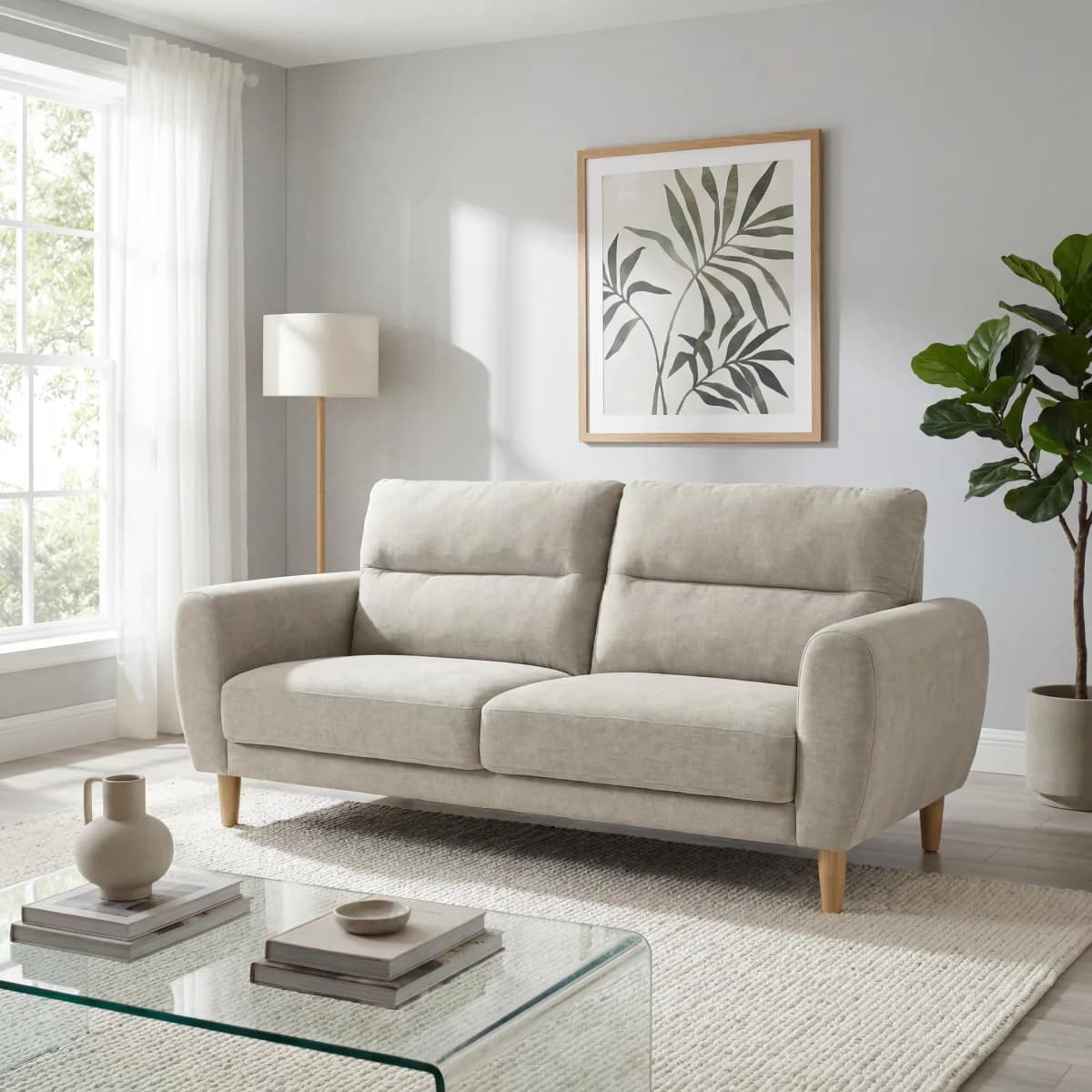 Tabley Natural 3 Seater Sofa