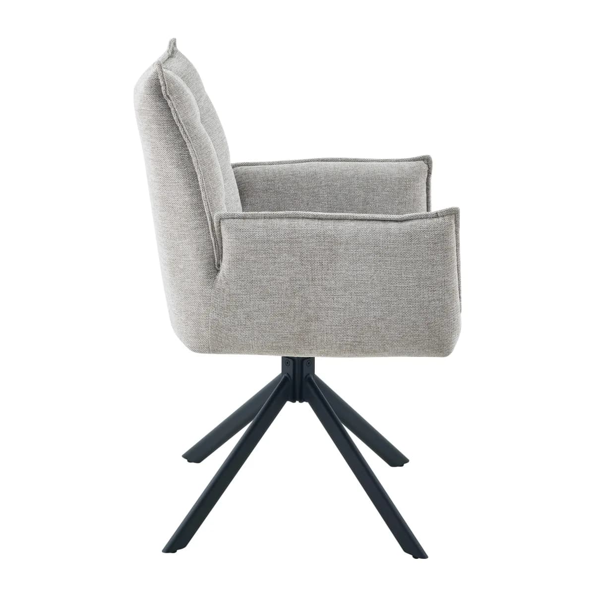 Vichy Tweed Cappuccino Dining Chair