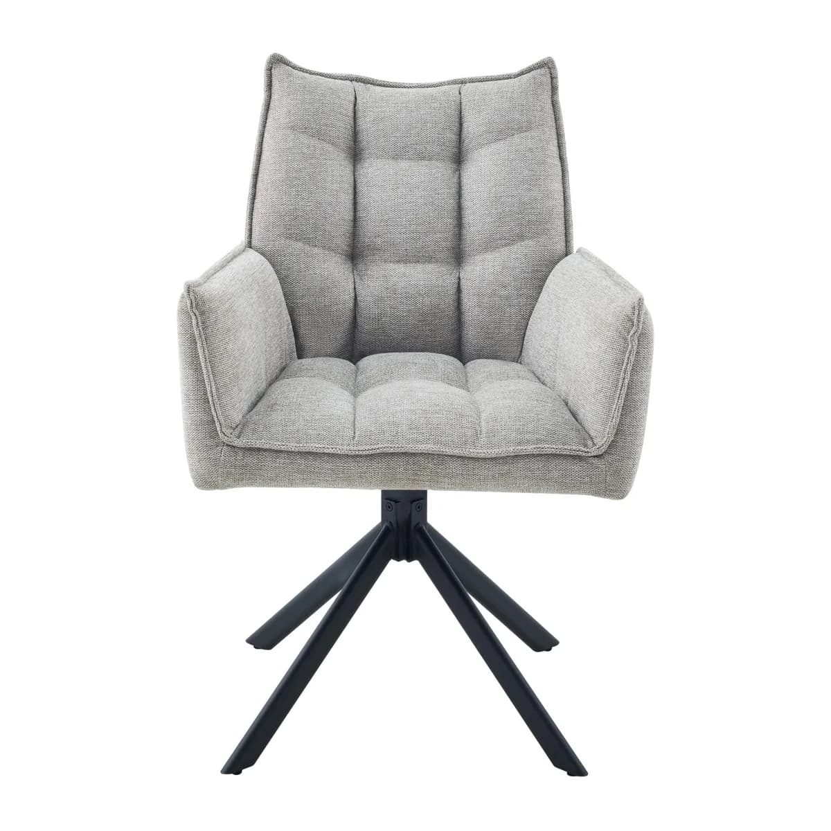 Vichy Tweed Cappuccino Dining Chair