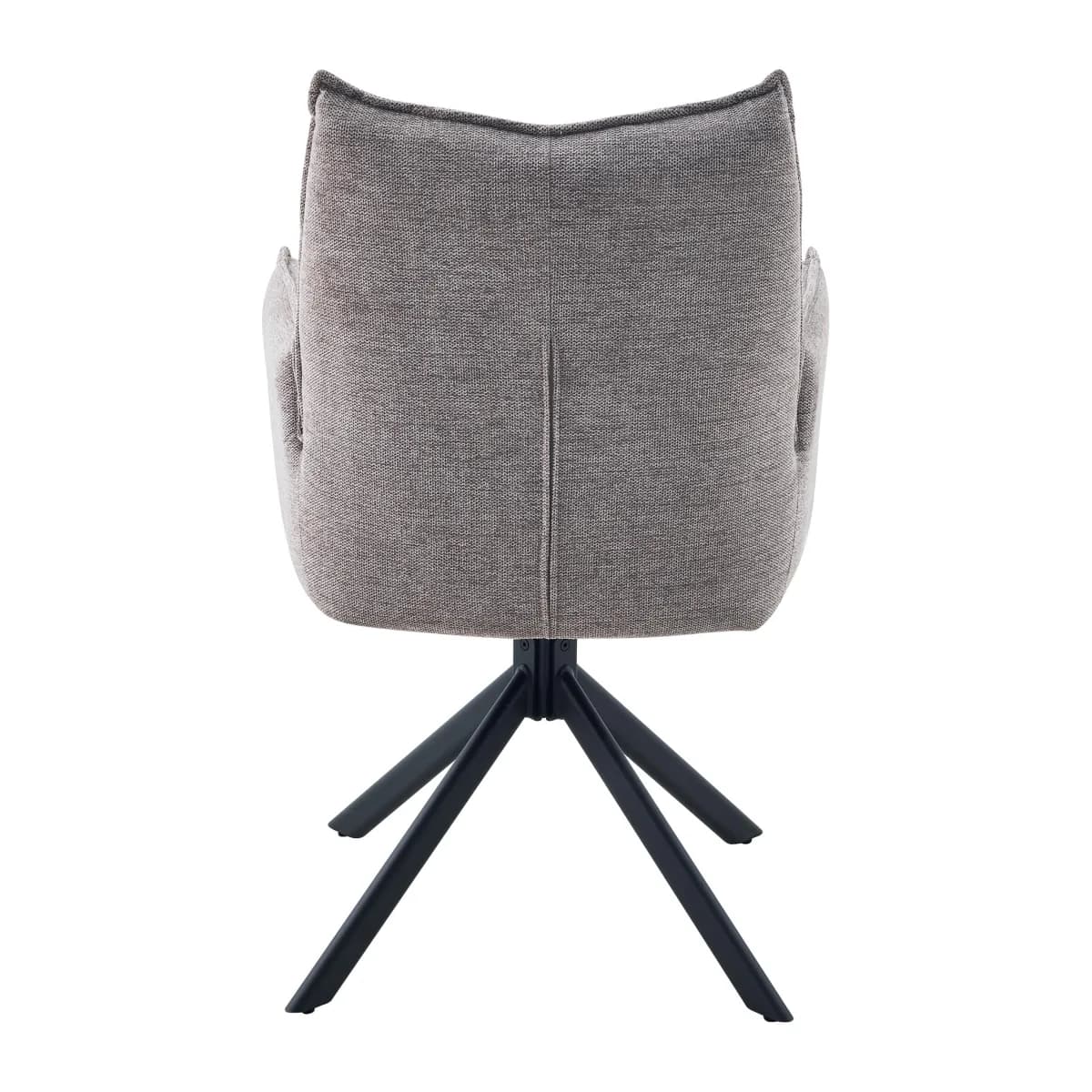Vichy Tweed Mocha Dining Chair