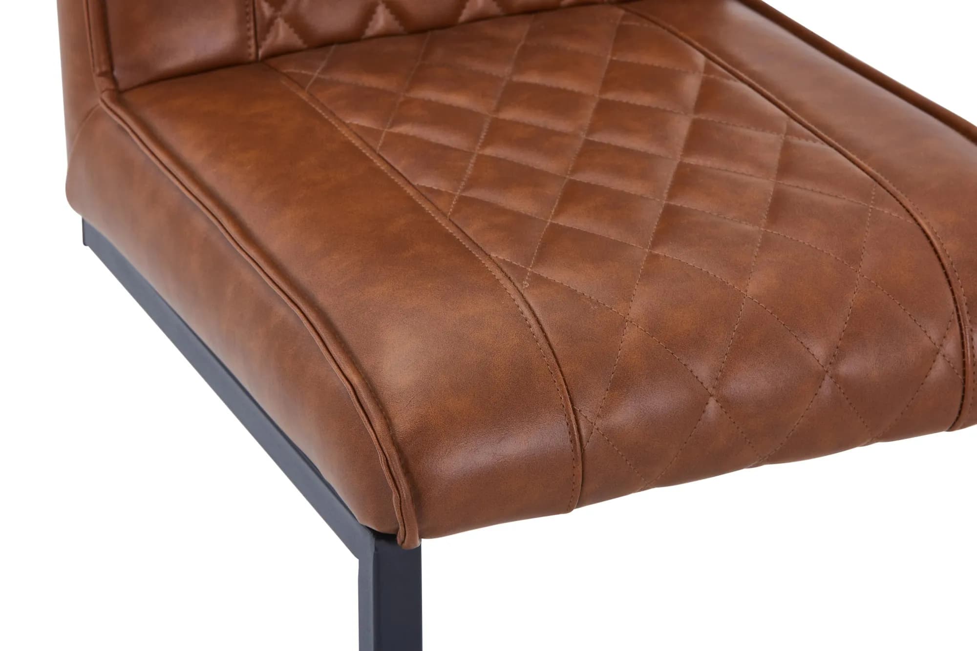 Warwick Leather Effect Tuscan Tan Bar Stool